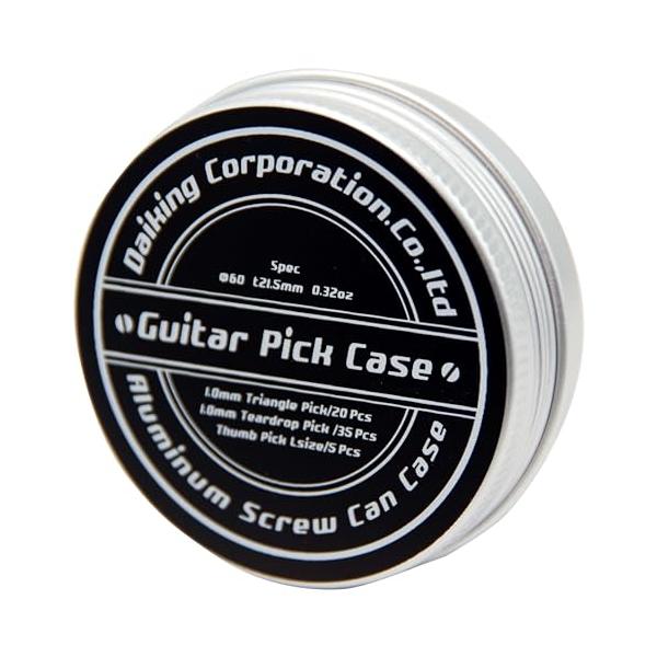他サイト： Daiking Corporation ギターピックケース DKAPC-BK シルバーの商品画像