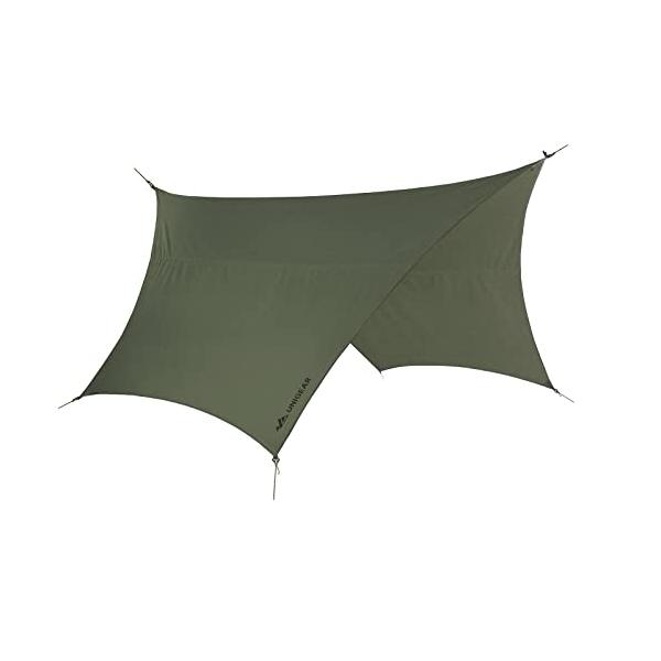 他サイト： Unigear ヘキサタープ tcタープ ポリコットン 5m延長ベルト付き 3.2ｍｘ2.9ｍ テントとの取り組み可能 焚き火 タープ 遮光 遮の商品画像