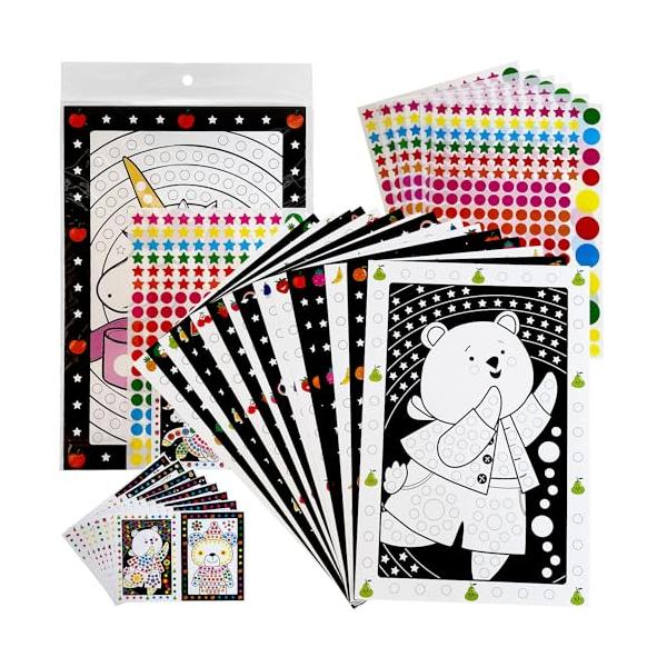 他サイト： モンテッソーリシール 子供が静かに集中 安全試験合格 現役保育士監修 個包装24種類 HST factoryの商品画像