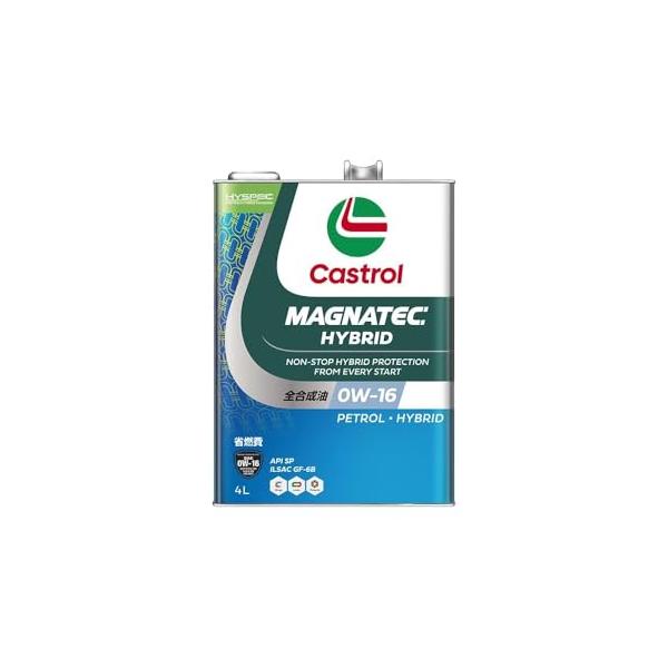カストロールCastrolエンジンオイルMAGNATEC HYBRID 0W-16 API SP 4L4輪ガソリン車専用 全合成油Castrol