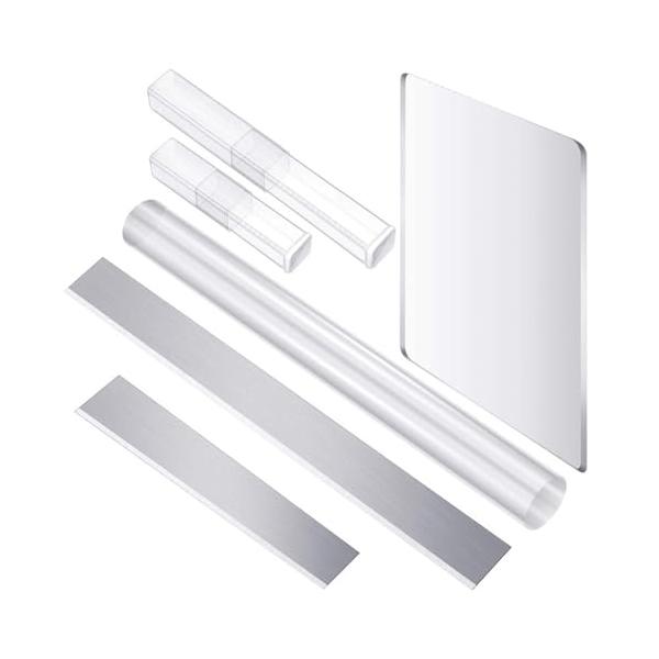 -/B0DGGD9QNK/-・セット内容と使いやすさ当商品は、粘土道具の6点セット（10X15アクリルマッドボード×1、アクリルローリングリング×1、10CMスパチュラ×1、20CMスパチュラ×1、スクレーパー収納ボックス×2）を含みます。...