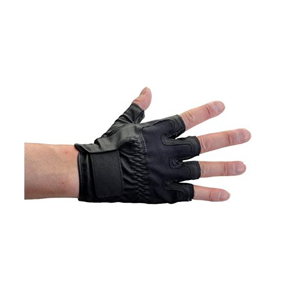 他サイト： レザックスLezax 半指 メッシュ グローブ ドライビンググローブ ブラック 28の商品画像