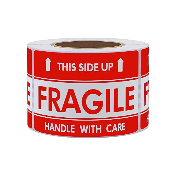 赤/51x76mm/TZ000242・Size:51x76mm・パッケージ個数:1・サイズ-51×76mmこの面を上にして割れやすいシールを慎重に処理します｜1巻300枚。・明文-この面を上にして壊れやすいハンドルに気をつけて、文字がはっき...