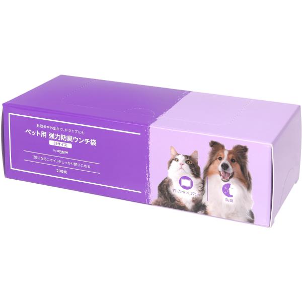 他サイト： by  ペット用 強力防臭ウンチ袋 SSサイズ 200枚の商品画像