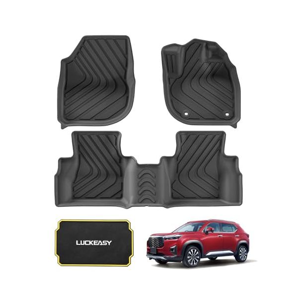 LUCKEASY ホンダ WR-V WRV 専用 フロアマット 3Dフロアマット 立体タイプ WR-V DG5型 2024年3月〜現行 カーマッ
