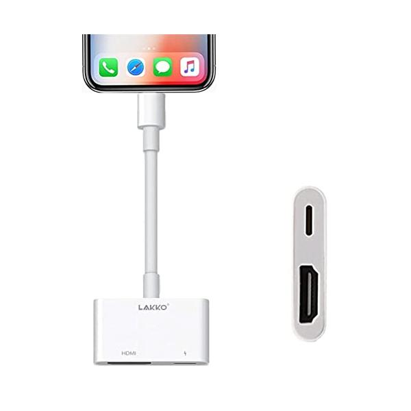 HDMIケーブル i Phone/i Pad に適用 hdmi変換アダプター Lakko Digital AV変換アダプタ HDMI アダプター