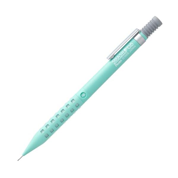 エメラルド スマッシュ　0.9　廃盤　海外表記 ぺんてる シャープペン スマッシュ 0.5mm エメラルドグリーン Q1005