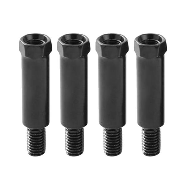 EsiFare バイク ミラー 延長アダプター 8mm 4個入り バイクミラー変換アダプター 正ネジ・負ネジアダプターバイク バイクミラーアダプ