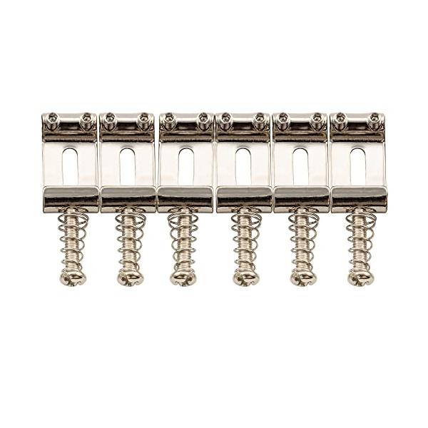 ニッケル/-/-・Color:ニッケル・パッケージ個数:1・Fender Mexico  Fender Japan Squier Strat など 多くのメキシコ/アジア製のストラトまたは10.5mmピッチを持つのヴィンテージギターの復刻版...