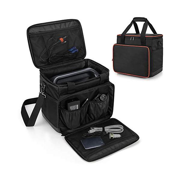 -/L（34.3×24.1×29.2CM）/-・Size:L（34.3×24.1×29.2CM）・サイズサイズ：34.3×24.1×29.2CM。Trunabのポータブル電源収納バッグは、 Jackery 1000/ P10/RIVER 2...