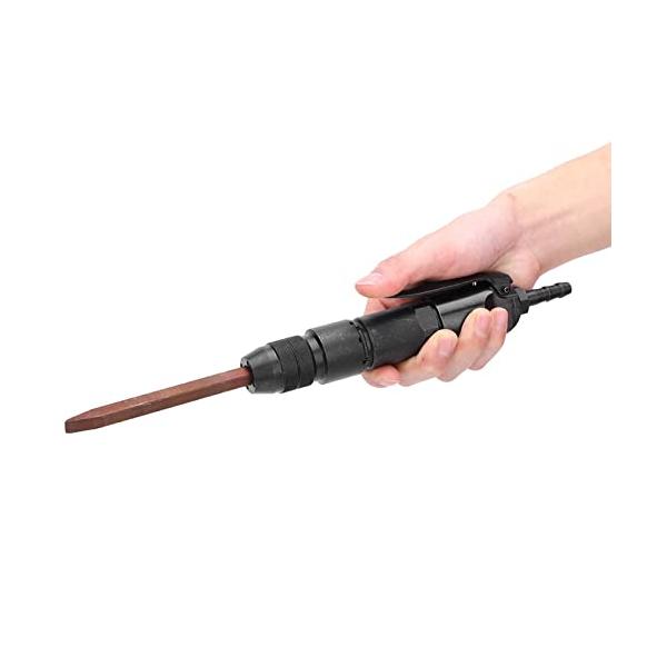 エアーハンマー エアハンマーチゼルセット エアハンマーガン エアフラックスチッパー ストレートタイプ PT1/4インチ 小型 軽量タイプ エアハ