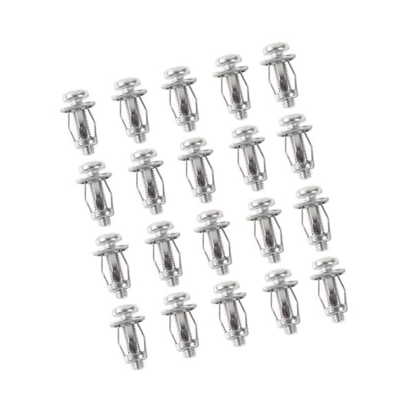 -/M4x20/-・高品質素材: これらの固定ネジは高品質の炭素鋼で作られており、表面は亜鉛メッキされています。さまざまな環境下でもしっかりと締まり、緩みを効果的に防止する。優れた防錆性と耐腐食性を備え、耐久性があります。プラスチックや薄い...