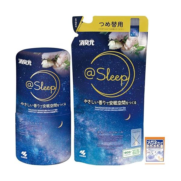 他サイト： 消臭元 @Sleep ゆめごこちフルール本体+替えおまけ付き 消臭芳香剤の商品画像