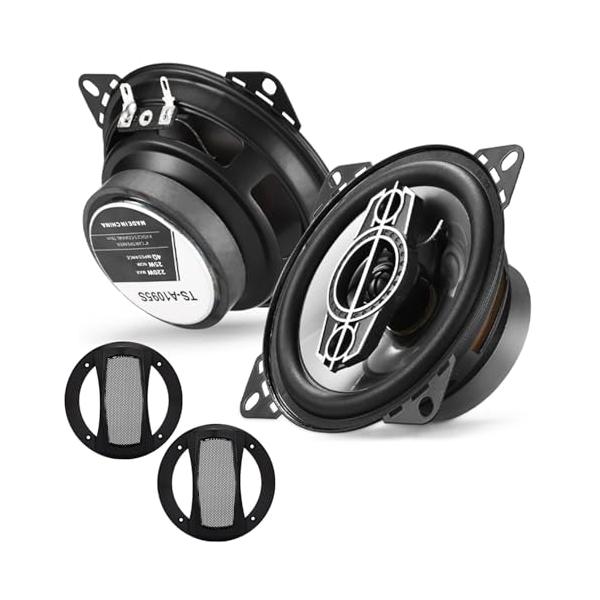 Stynxro 4インチカースピーカー 10cm 車載スピーカー 最大220W出力