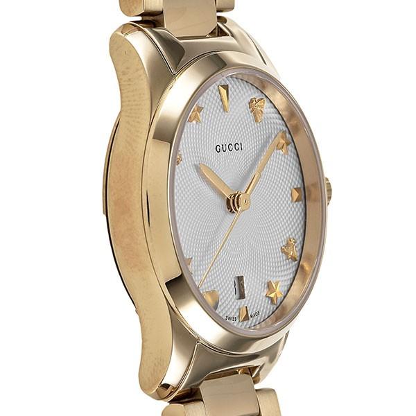 腕時計 グッチ Gucci 腕時計 レディース Yaa クォーツ ホワイト ゴールド 3 5日以内に出荷可能商品 Gc 0412 Akas Objet 通販 Yahoo ショッピング