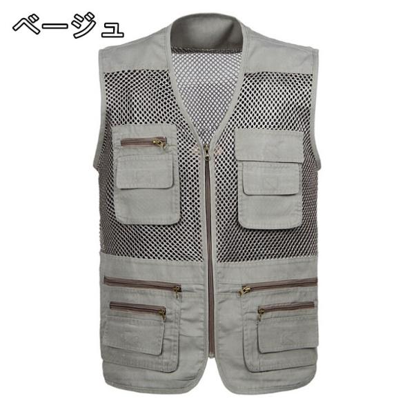 メッシュベスト メンズ 多機能ベスト お釣りベスト ポケット多い アウトドア フィッシングベスト カメラマン 作業服 登山 旅行 カジュアル 無地 夏 Buyee 日本代购平台 产品购物网站大全 Buyee一站式代购 Bot Online