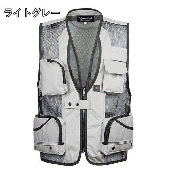 ベスト メンズ 薄手 メッシュ 多機能ベスト フィッシングベスト お釣り ポケット多い アウトドア カメラマン 作業服 登山 旅行 カジュアル 無地 夏 Buyee Buyee Japanese Proxy Service Buy From Japan Bot Online