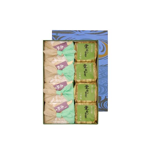 赤坂 青野 詰合せ 贈答品●赤坂もち × 4 => 「小風呂敷包み」のスタイルは当店が元祖と云われています。おもちの中には胡桃と共に黒糖が練りこまれている為、黒蜜をかけない点も一般的なきな粉餅とは異なる特徴す。自然がもつ本来の甘さを実...