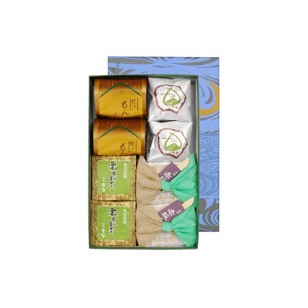 赤坂青野　和菓子詰合せ　贈答品 ●ひとつぶ × 2 = 赤坂青野は、栗本来の美味しさは、丸一粒食べる事にあると考え、あえて 一粒を砕かずに中に入れました。栗を蜜煮して餡との調和を考えて作っています  ●赤坂もち × 2=「小風呂敷包み」のス...