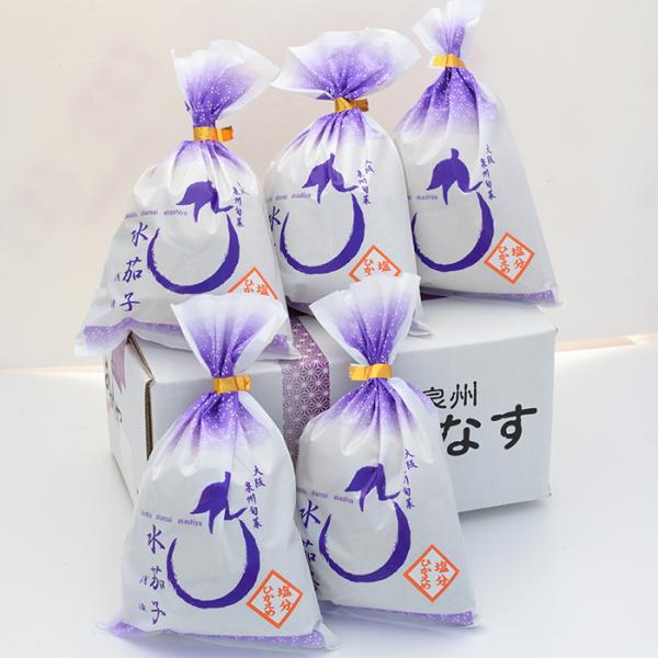期間限定送料無料【自宅用】水なすぬか漬け５個入（北海道、沖縄へは送料別途１０００円必要）