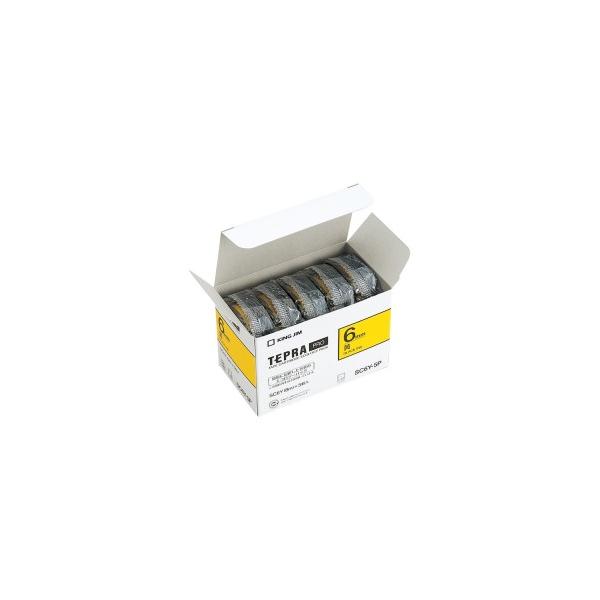 �L���O�W�� KING JIM �e�v�� PRO�e�[�v�G�R�p�b�N �J���[���x���i���j SC6Y-5P 6mm�� ��