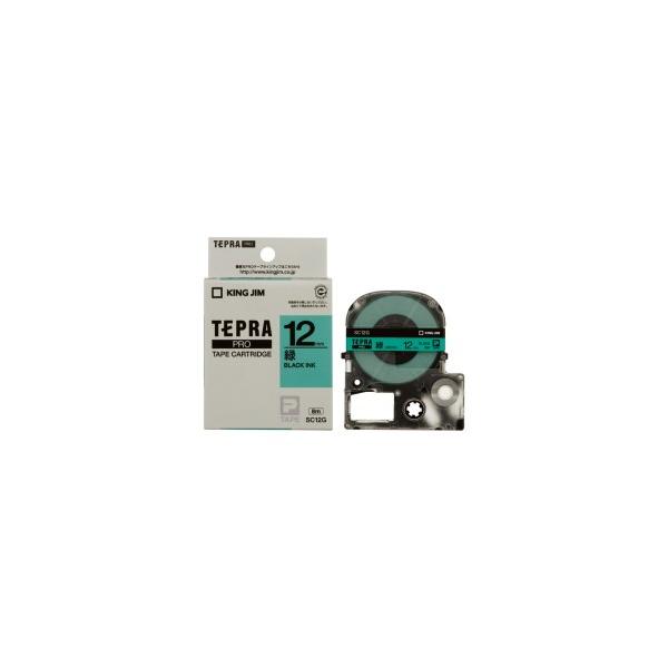 �L���O�W�� KING JIM �e�v�� PRO�e�[�v�J�[�g���b�W �J���[���x���i�p�X�e���j SC12G 12mm�� �΁^������