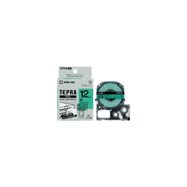 �L���O�W�� KING JIM �e�v�� PRO�e�[�v�J�[�g���b�W �L���C�ɂ͂����� SC12GE 12mm�� �΁^������