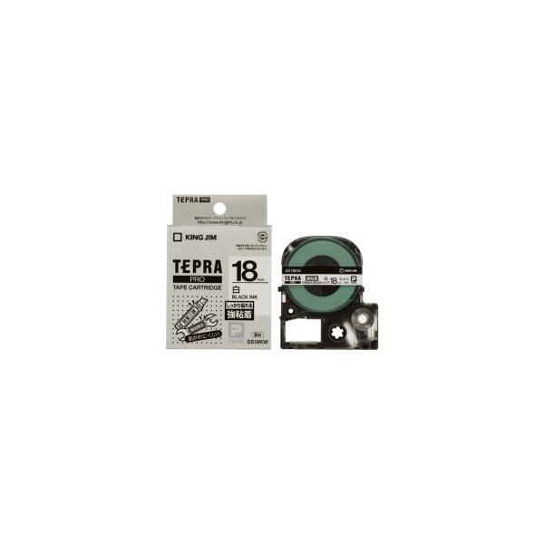 �L���O�W�� KING JIM �e�v�� PRO�e�[�v�J�[�g���b�W ���S�����x�� SS18KW 18mm�� ���^������