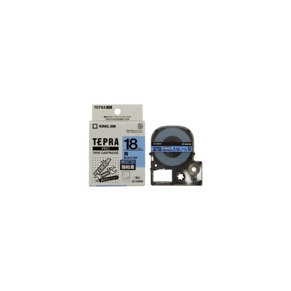 �L���O�W�� KING JIM �e�v�� PRO�e�[�v�J�[�g���b�W ���S�����x�� SC18BW 18mm�� �^������
