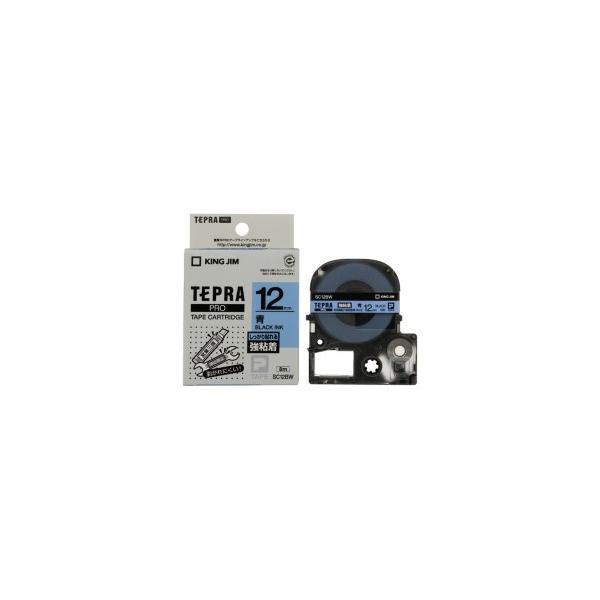 �L���O�W�� KING JIM �e�v�� PRO�e�[�v�J�[�g���b�W ���S�����x�� SC12BW 12mm�� �^������