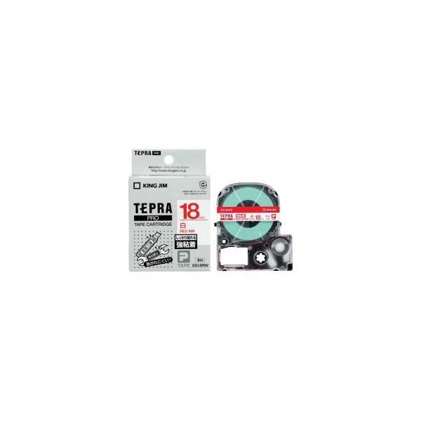 �L���O�W�� KING JIM �e�v�� PRO�e�[�v�J�[�g���b�W ���S�����x�� SS18RW 18mm�� ���^�ԕ���