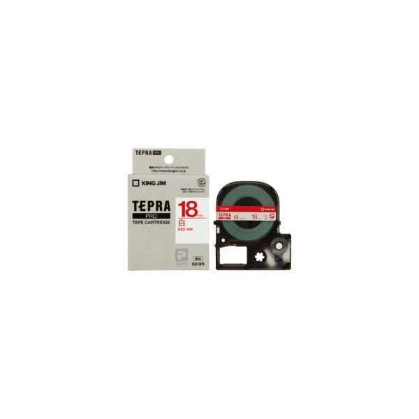 �L���O�W�� KING JIM �e�v�� PRO�e�[�v�J�[�g���b�W �����x�� SS18R 18mm�� ���^�ԕ���