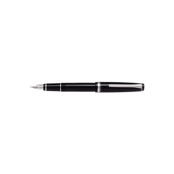 パイロット　万年筆　エラボー　金属軸　ブラック　SM 新品)PILOT パイロット 万年筆 エラボー ブラック (金属軸