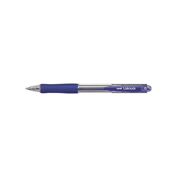 三菱鉛筆 油性ボールペン uni ベリー楽ボ（ノック式） 0.7mm 青 SN-100