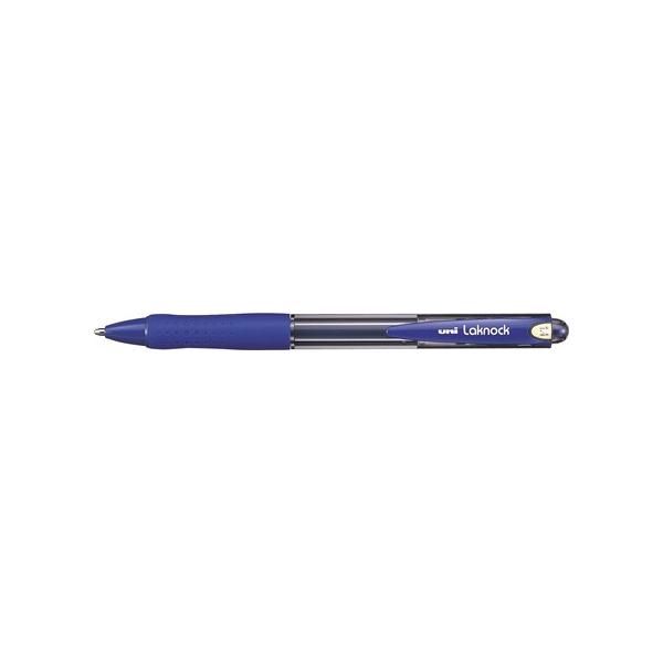 三菱鉛筆 油性ボールペン uni ベリー楽ボ（ノック式） 1.4mm 青 SN-100