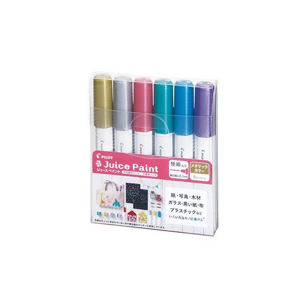 pCbg PILOT 痿}[J[ W[X yCg Juice Paint ^bNJ[ ɍ 6FZbg SJP-120EF-6CM