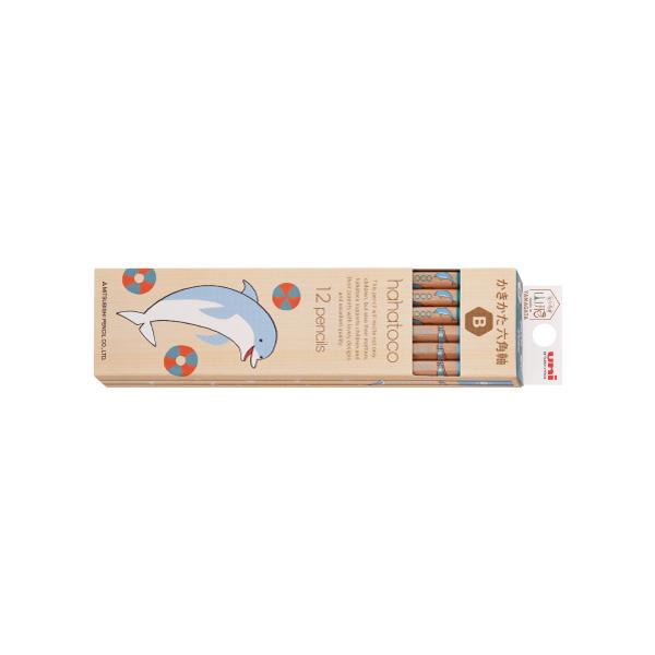 鉛筆 筆記具 三菱鉛筆 Uni Hahatoco ハハトコ ダース箱鉛筆 B イルカ カモメ 5634 Ht03 青 赤塚ビジネス株式会社 通販 Yahoo ショッピング