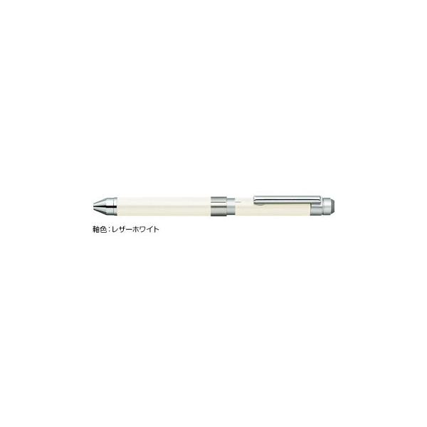 ゼブラ シャーボX CL5 レザーホワイト SB15-LW (ボールペン
