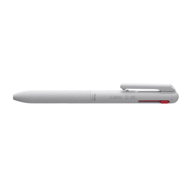 ���F�{�[���y�� �؂�Ă� Pentel Calme 3�F�{�[���y�� 0.5mm BXAC35W �O���C�b�V���z���C�g