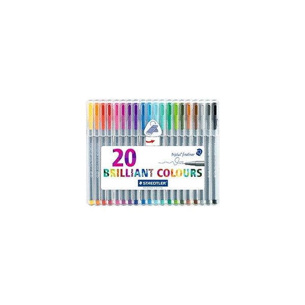 ステッドラー STAEDTLER 製図用 トリプラス ファインライナー 細書きサインペン 334 SB20