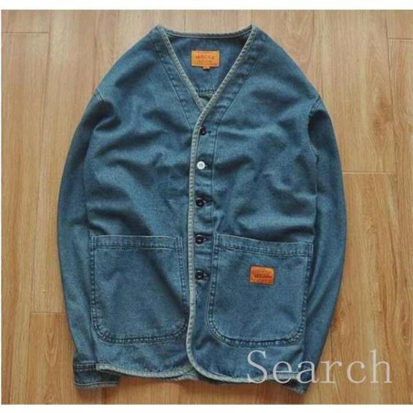 ヴィンテージ復刻アメカジデニムカバーオール綿ワークジャケット
