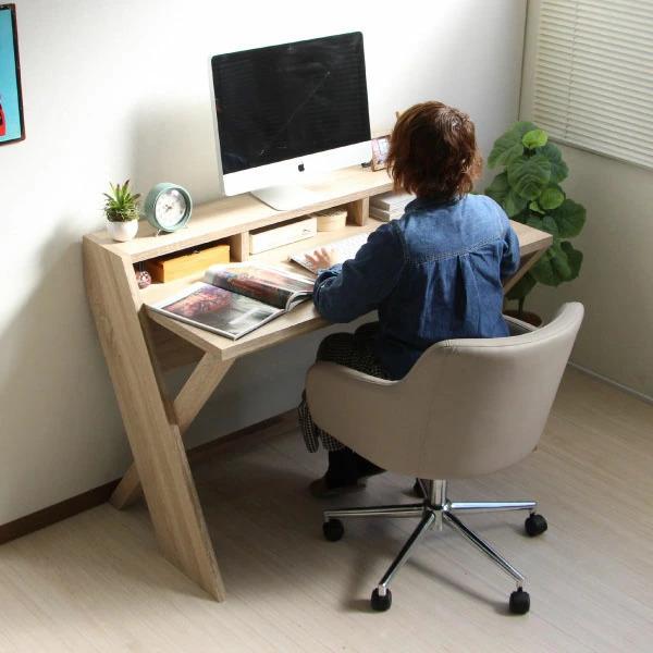 パソコンデスク おしゃれ 北欧デスク 収納 机 オープンラック付き クロス脚 ワークデスク Pcデスク 北欧 学習デスク 作業台 テレワーク 在宅 新生活 一人暮らし 赤やpaypayモール店 通販 Paypayモール