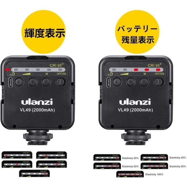 LEDビデオライト VL49 充電式 2000mAh 超高輝度 カメラライト 撮影定常光ライト コールドシュー付き Gopro、スマートフォン対応 Vlog撮影 /【Buyee】 Servicio de proxy japonés LEDビデオライト VL49 充電式 2000mAh 超高輝度 カメラライト 撮影定常光ライト コールドシュー付き Gopro、スマートフォン対応 Vlog撮影 /【Buyee】 Servicio de proxy japonés