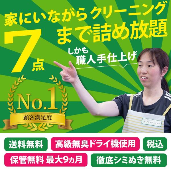 [Release date: March 9, 2024]※現在、最短納期は工房到着後14営業日以内発送となります。★こちらは7点パックです。衣類など7点まで丁寧にクリーニング致します。★高級ダウンやコート類などを入れても追加料金はございま...