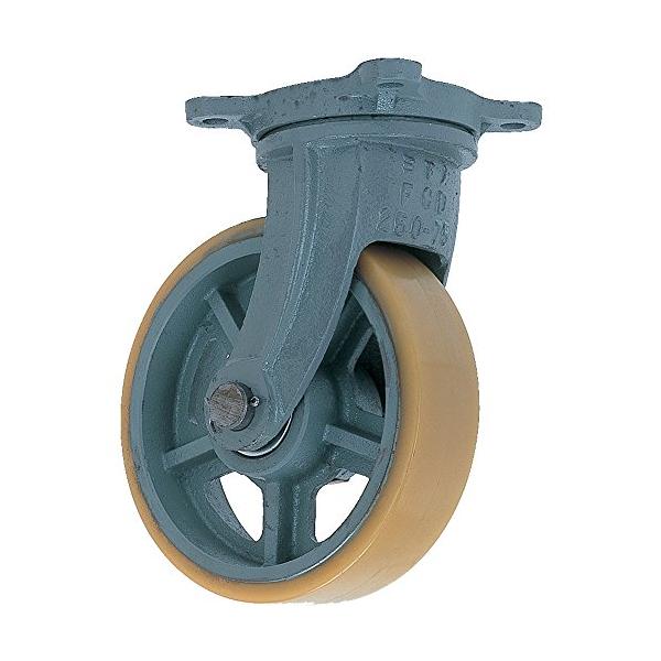 ヨドノ 鋳物重荷重用ウレタン車輪自在車付き UHBーg100X50 UHB-G100X50