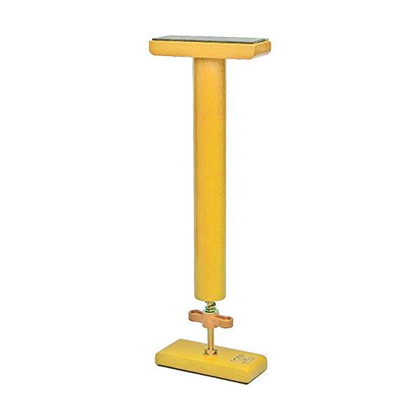 【商品概要】サイズ:5×12×35cm本体重量:1kg木材部:天然木(ウレタン塗装)/金属部:スチール(クロメート処理)/樹脂部:高さ調節ネジ:ABS樹脂、ストッパー・クッション:EVA樹脂日本耐圧:300kg使用範囲:35~47cmセット...