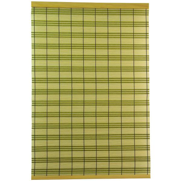 三宅製簾 すだれ PP 市松 88×180 グリーン 51134