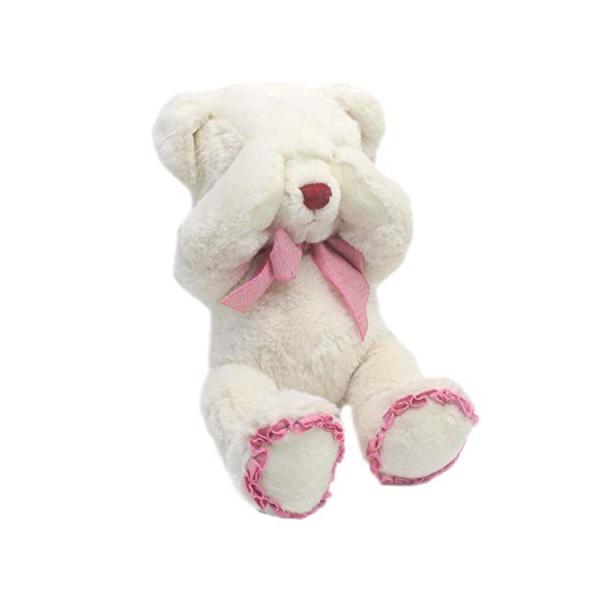 【商品概要】全長：26ｃｍ【商品説明】商品紹介手と顔にマグネットが入っているのでいろいろな表情が楽しめます。シックなリボンで贈り物にも！こちらは、アイボリー。小さいSサイズ安全警告無し【商品詳細】ブランド：テイクオフ(Take-Off)商品...