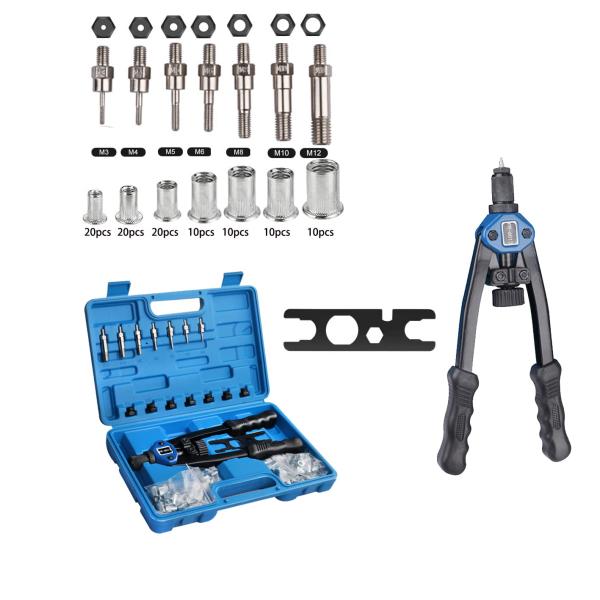 ハンドリベッターセット リベット ハンドナッター リベッター リベッター ハンドナッター ハンドリベッター セット リベットツール リベット用工具 ナ