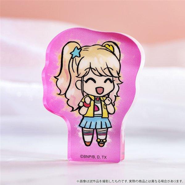 アイカツ 夏樹みくる 缶バッジ バースデー DCD アクリルスタンド stage